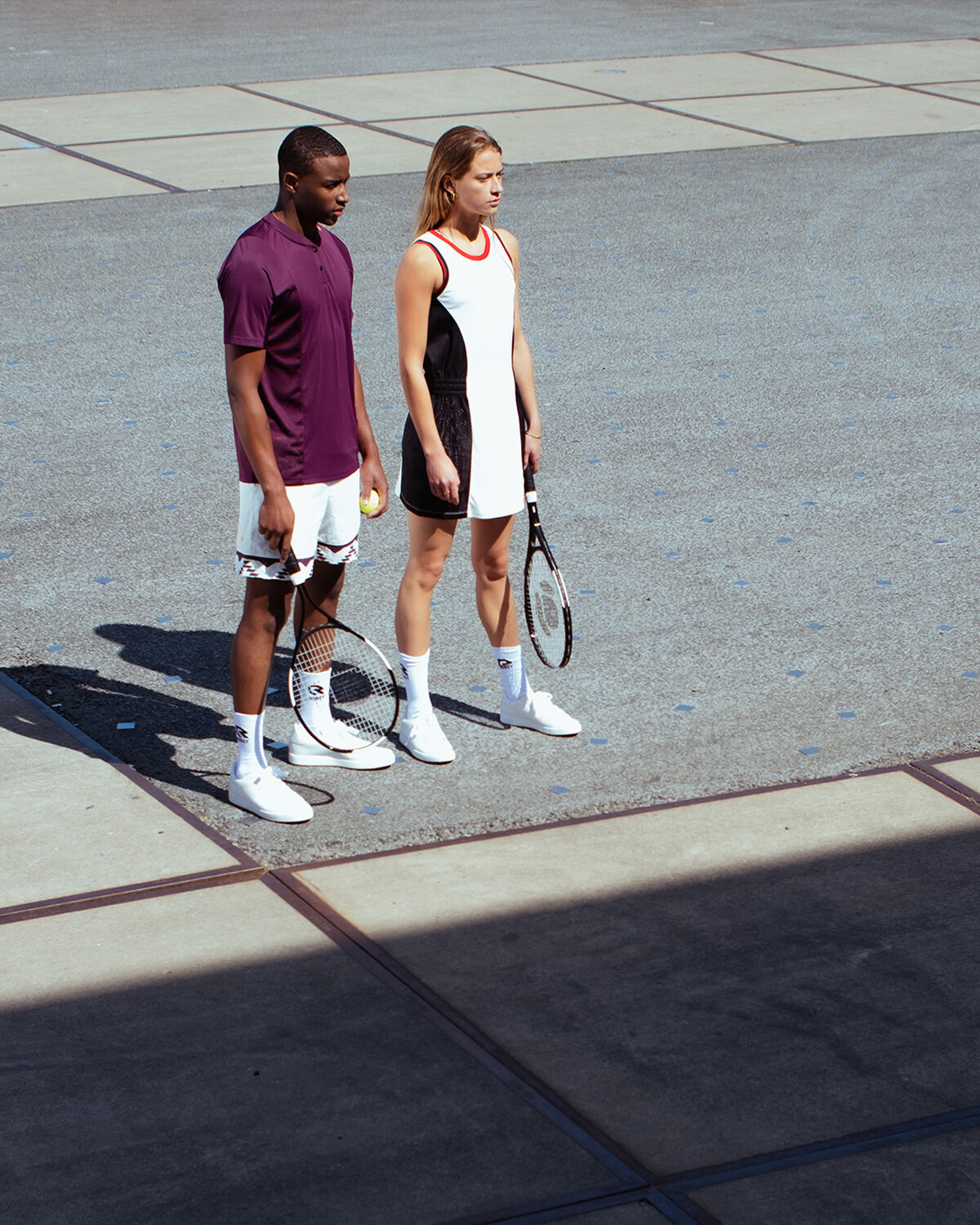 Grand Slam Tennis Dress, Off White/Black, hi-res